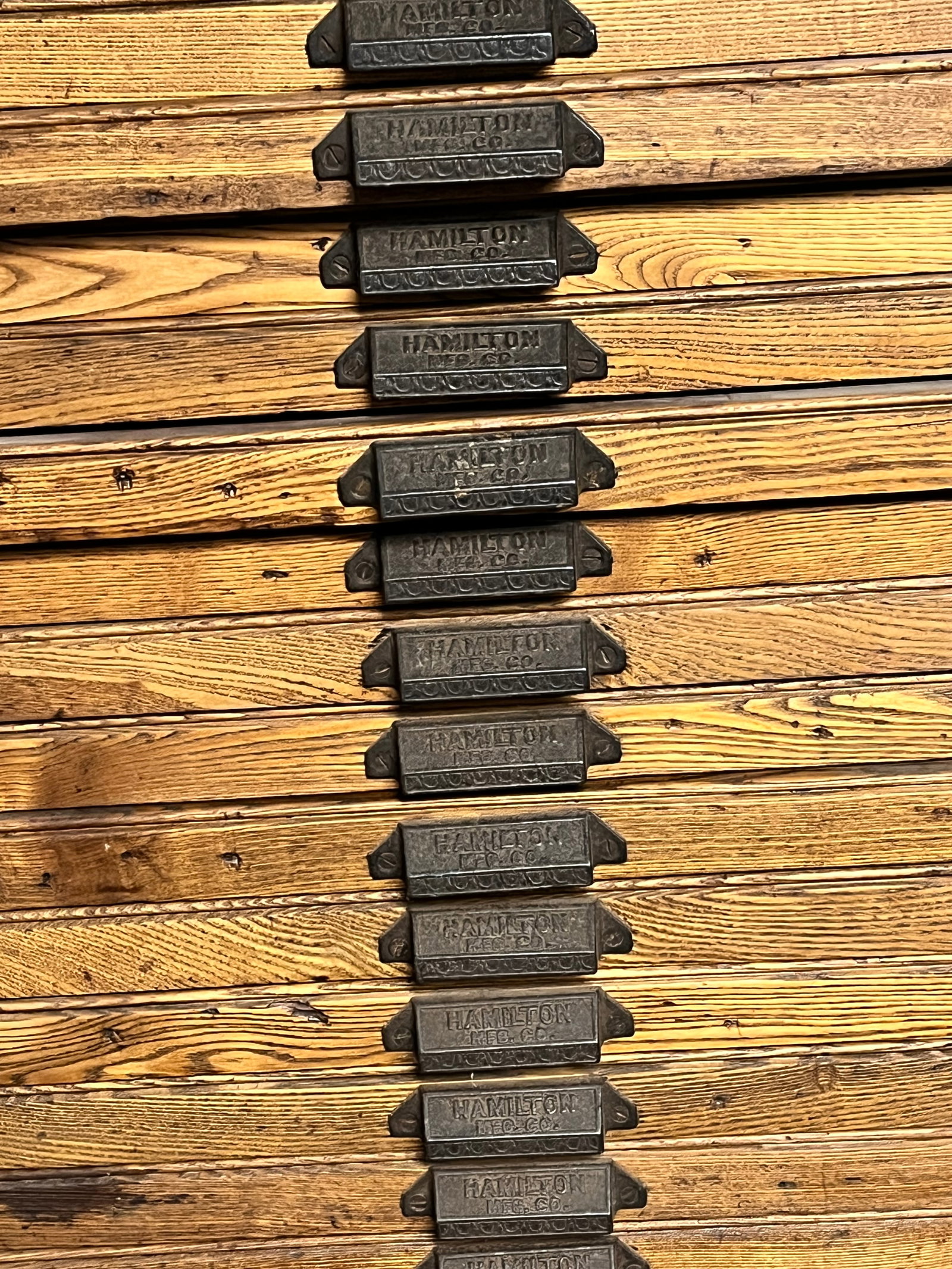 20 Drawer Cabinet by Hamilton Co. - 2
