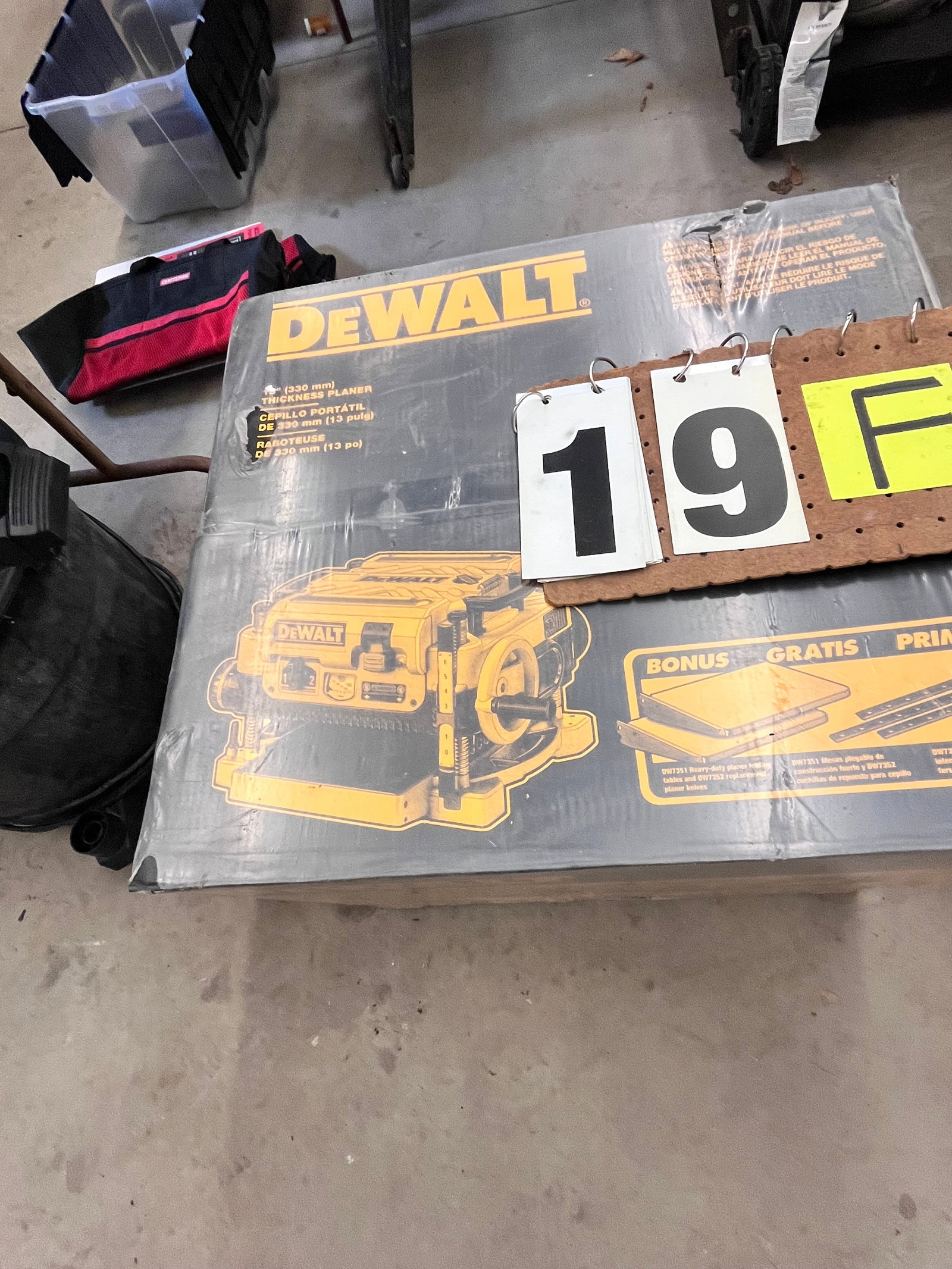New 13" DeWalt Planer - 2