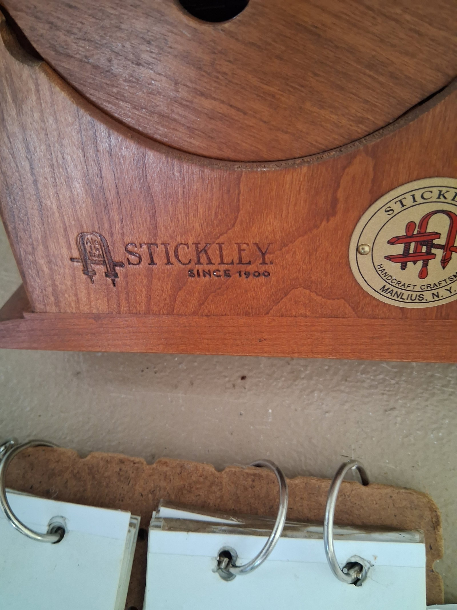 Contemporary Stickley Oak Electric Clock - 3