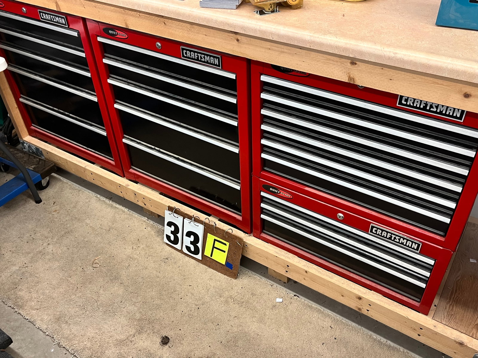 Three Craftsman Metal Multi-Drawer Cabinets - 2