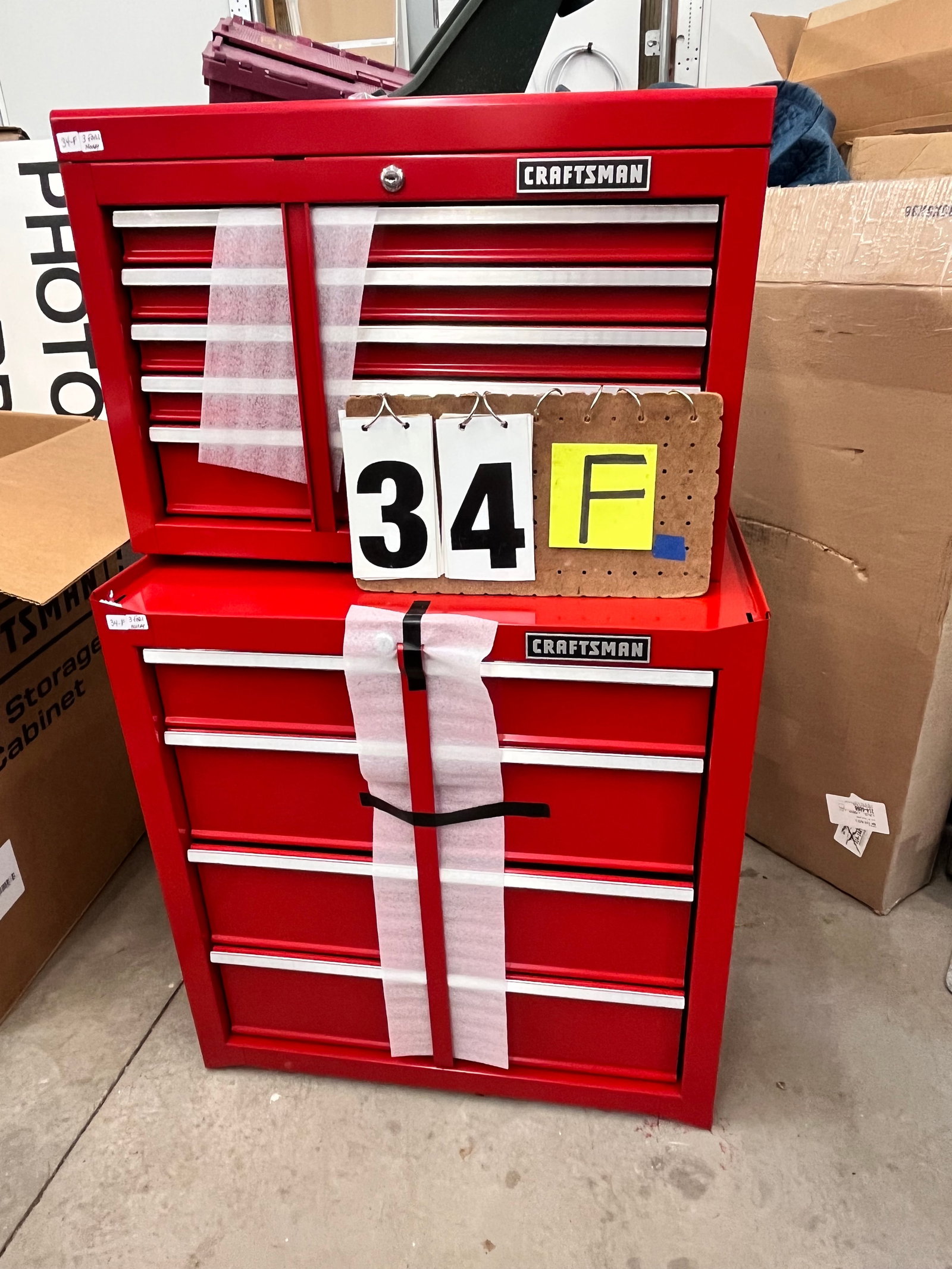Three New Craftsman Metal Tool Boxes (1 of 2)