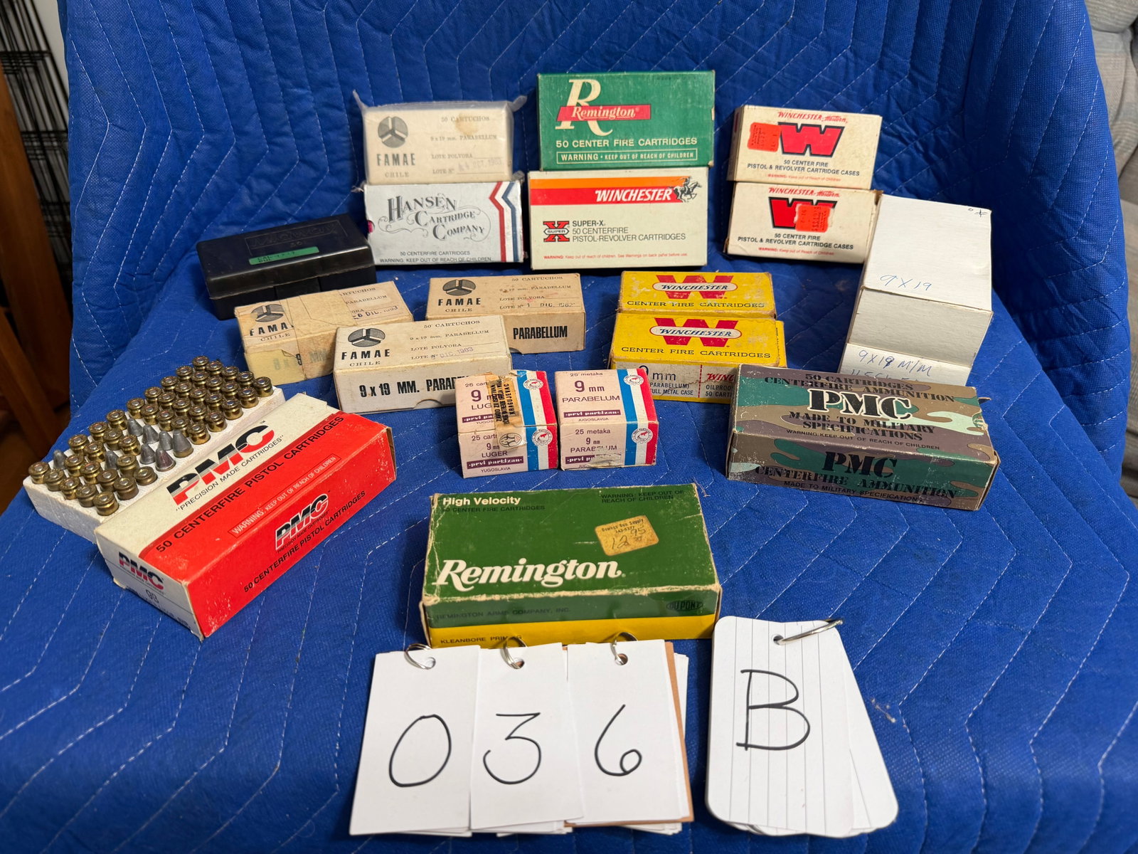 9mm Ammo: 9mm ammunition. Assorted manufacturers. Lead tipped reloads (majority) and copper ball factory. 944 rounds total. See photos. Please read the Terms and Conditions of this auction THOROUGHLY for