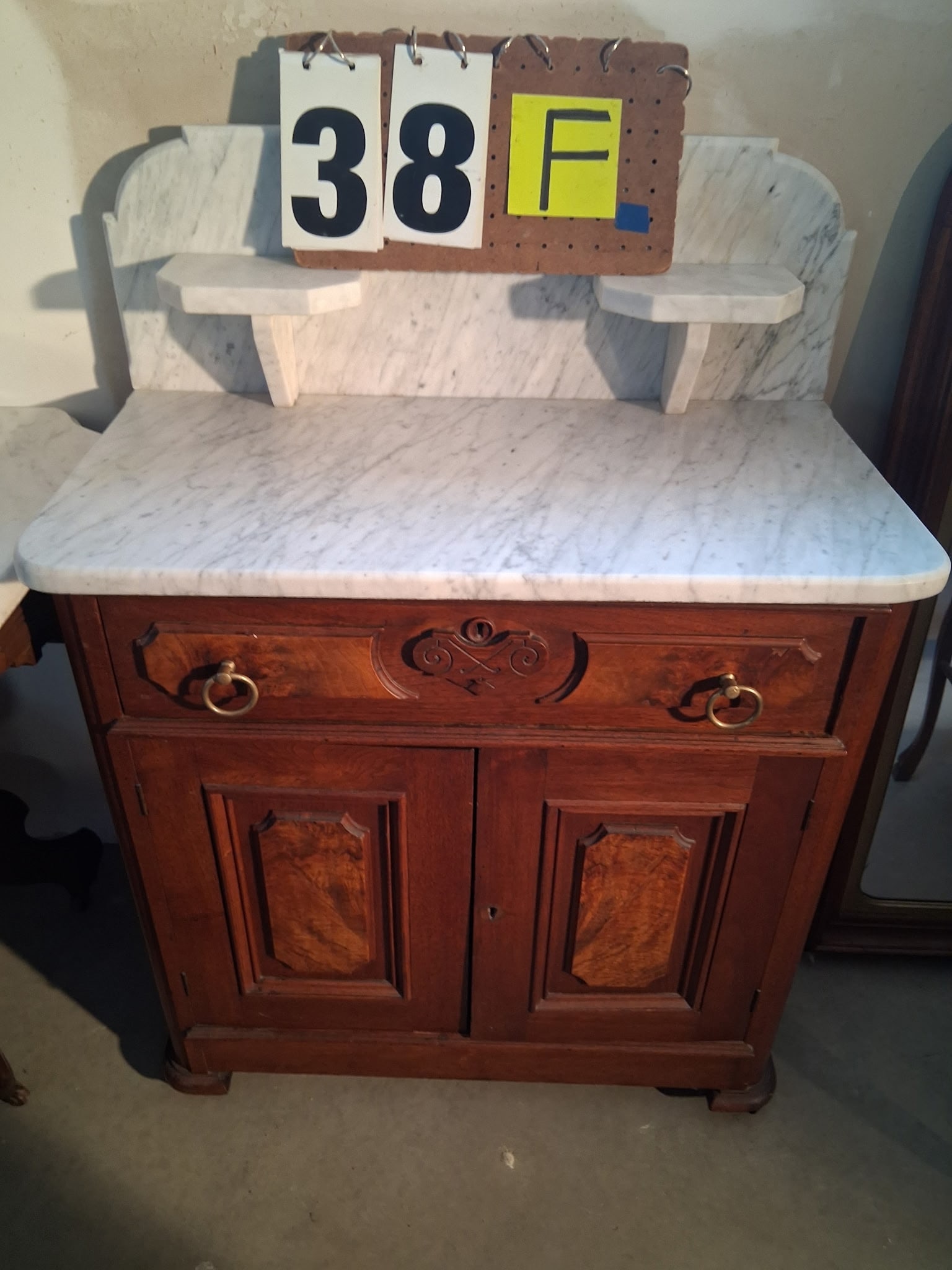 1890s American Marble Top Commode (1 of 3)