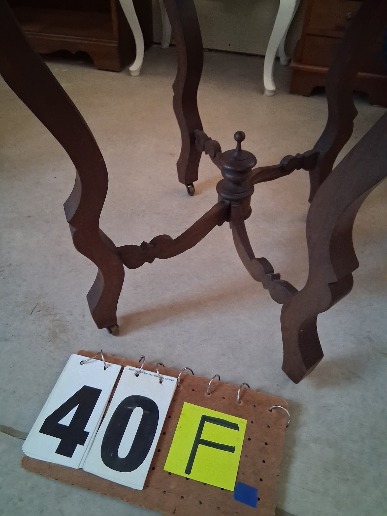 1890s American Marble Top Walnut Table - 3