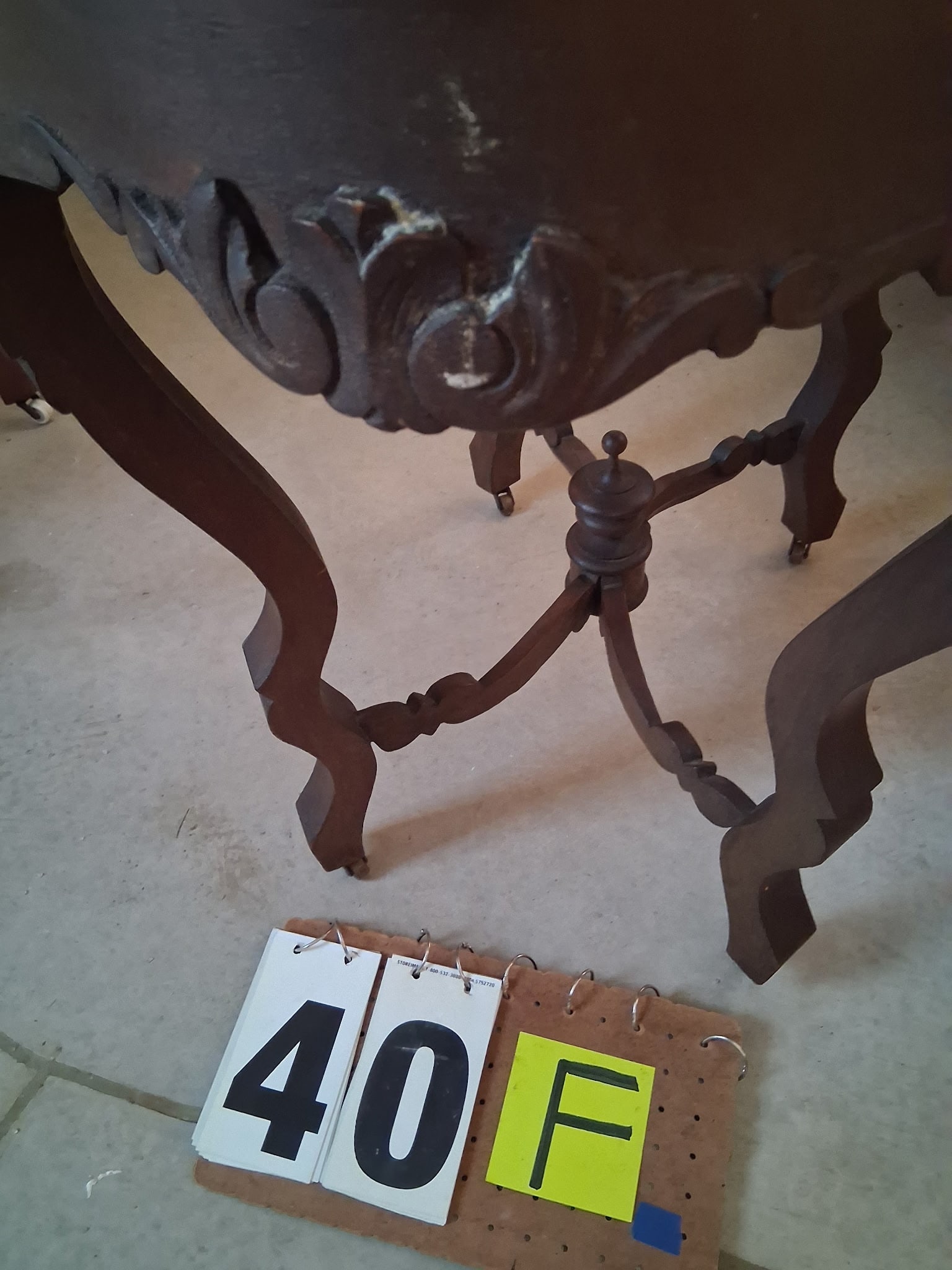 1890s American Marble Top Walnut Table - 4
