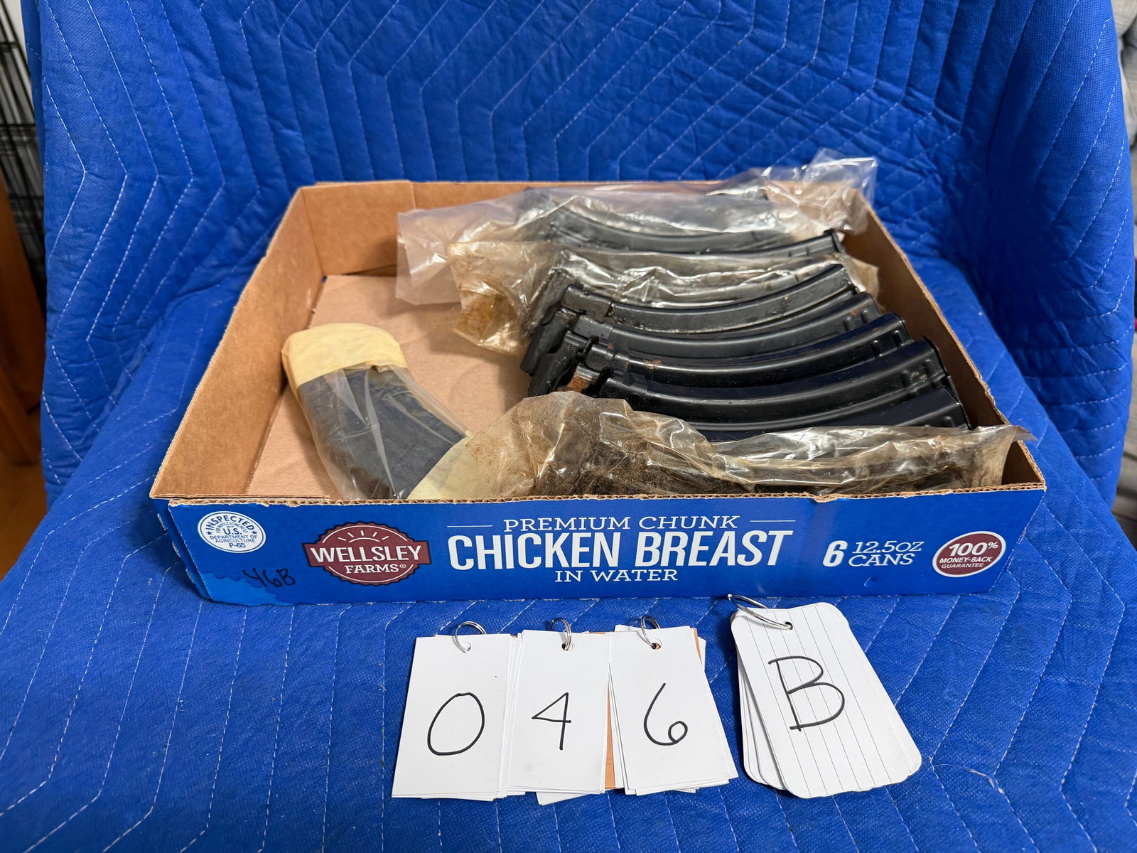 11 AK-47 30-Round Magazines: 11 AK-47 30-round magazines for 7.62x39mm ammunition. See photos. LEO, FFL OR OUT OF STATE SALES ONLY. MAGAZINES ARE NOT NYS COMPLIANT. Please read the Terms and Conditions of this auction THOROUGHLY