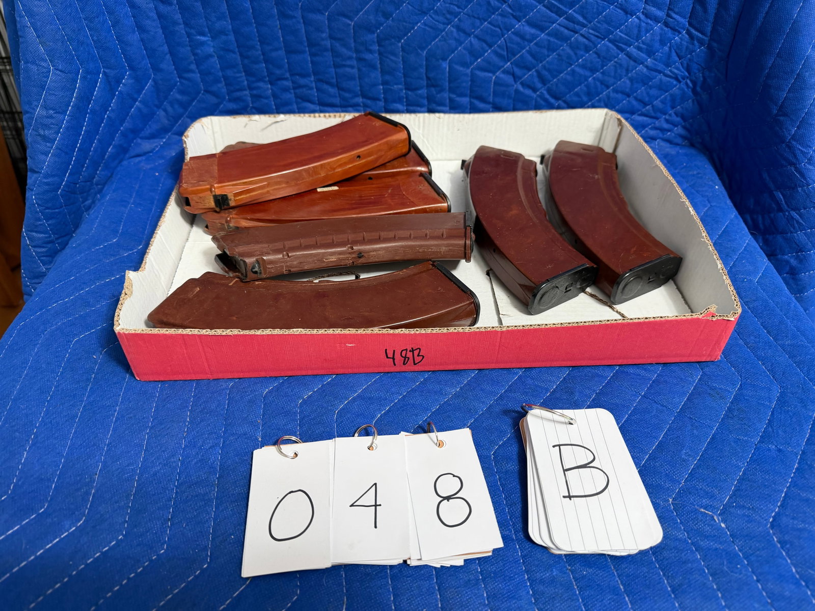 Seven Bakelite AK-74 30 Round Magazines + One More Magazine: Seven Bakelite AK-74 30-round magazines for 5.45x39mm ammunition. Also comes with one Tapco Intrafuse AK-74 30-round magazine (MAG0631 OD). See photos. LEO, FFL OR OUT OF STATE SALES ONLY. MAGAZINES