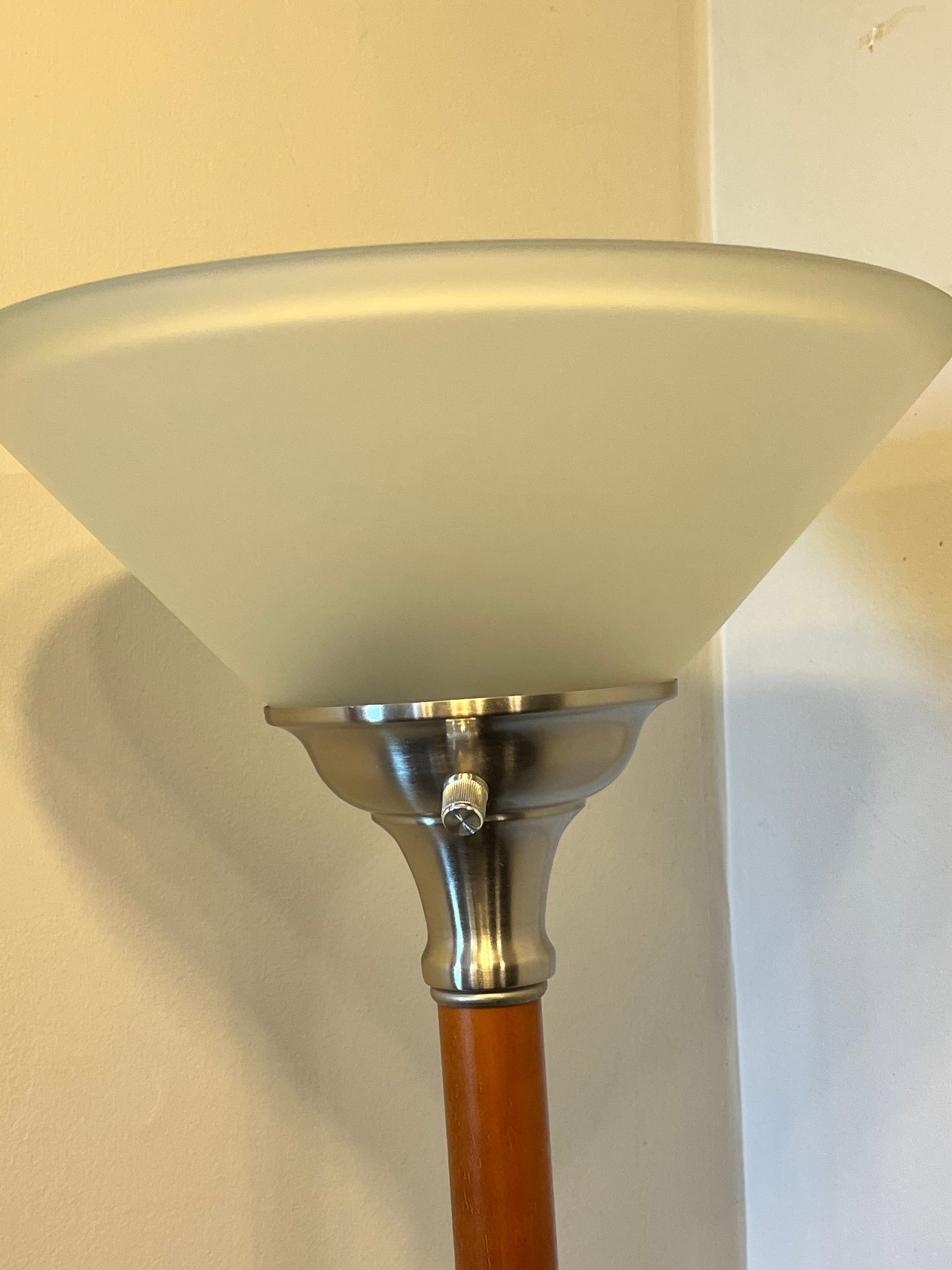 Frosted Shade Torchiere Floor Lamp - 3