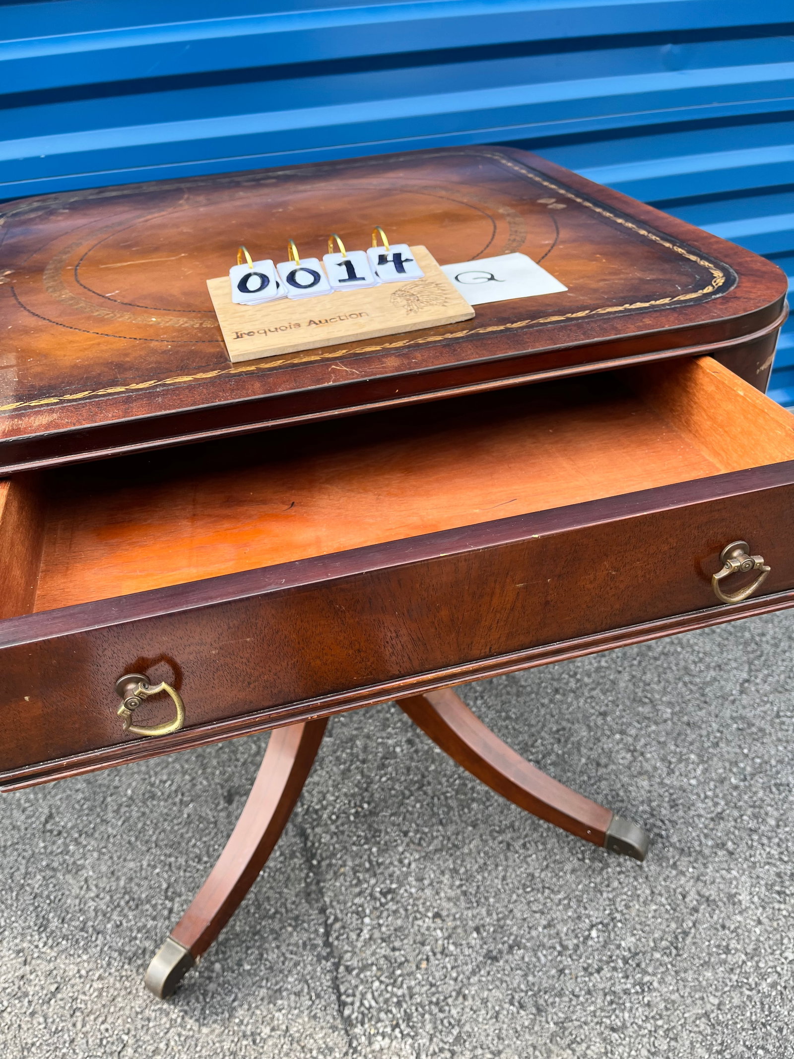 1930s Duncan Phyfe One Drawer Table - 2