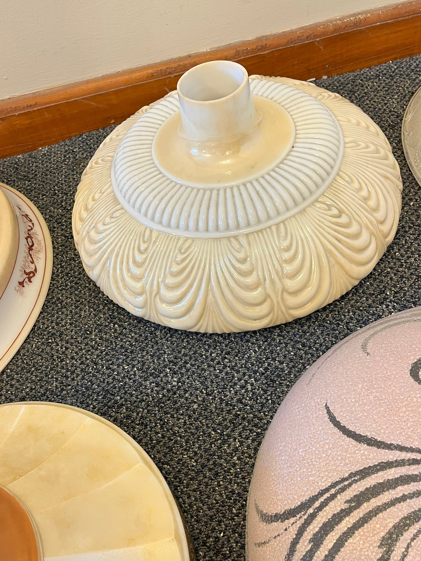 Five Vintage Light Shades - 4