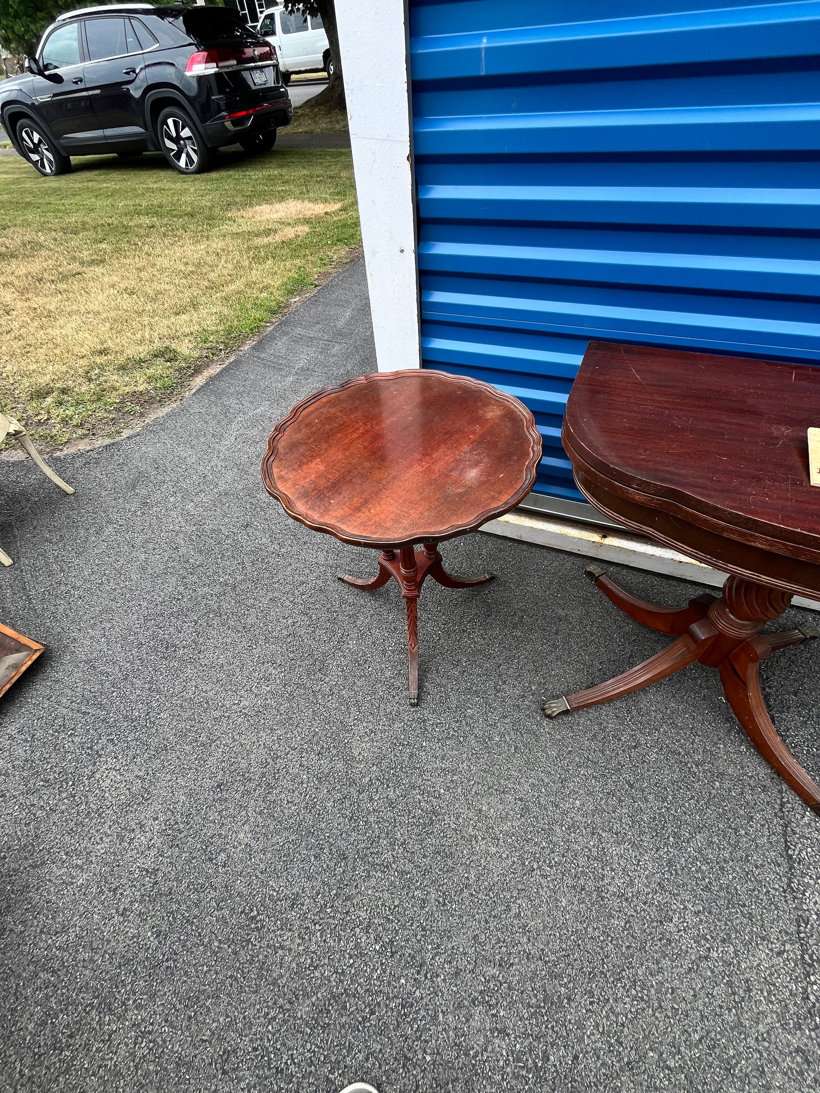 Three Mahogany Duncan Phyfe Tables - 2