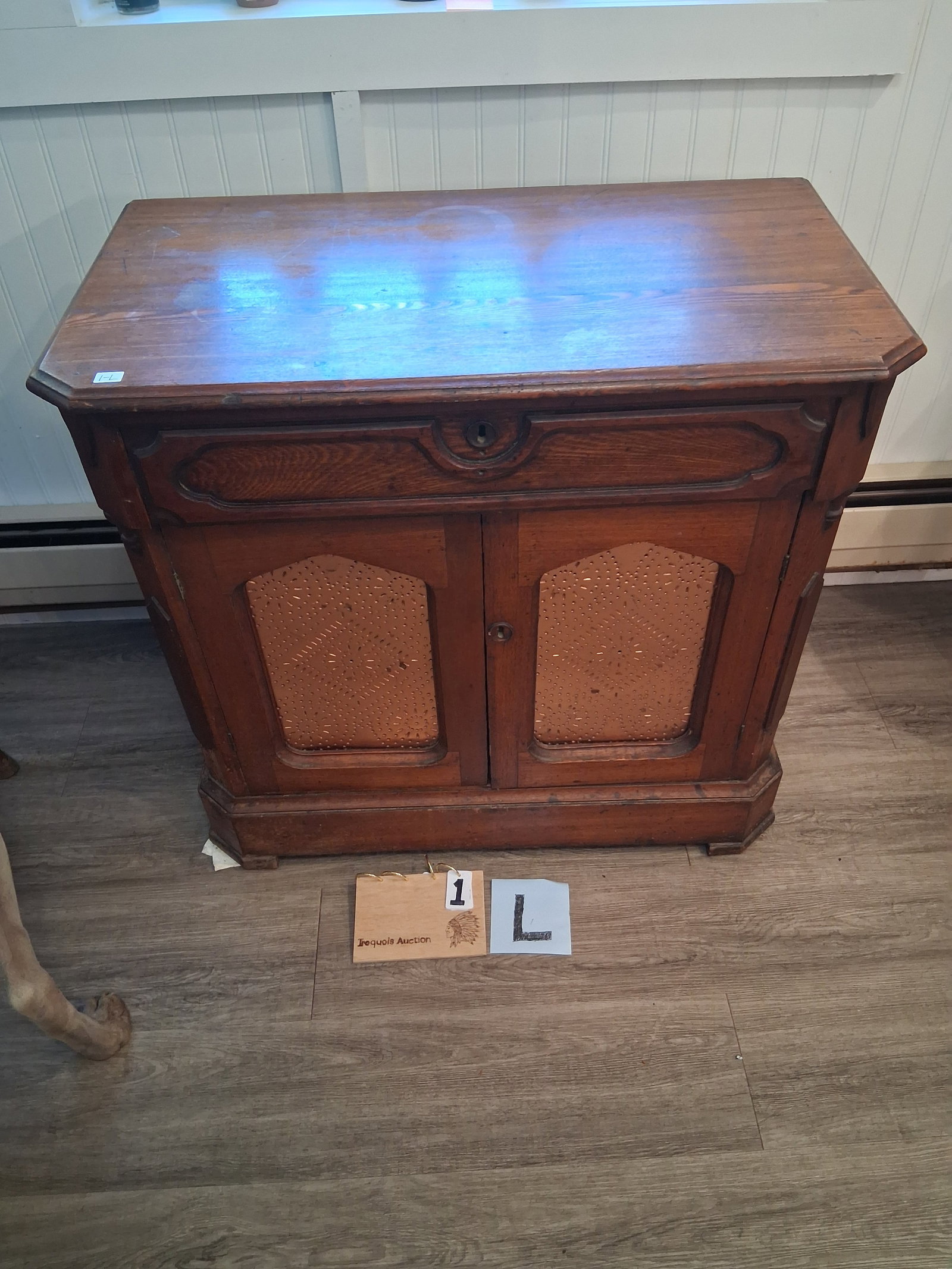 1890s American Ash Refinished One Drawer Commode - 2