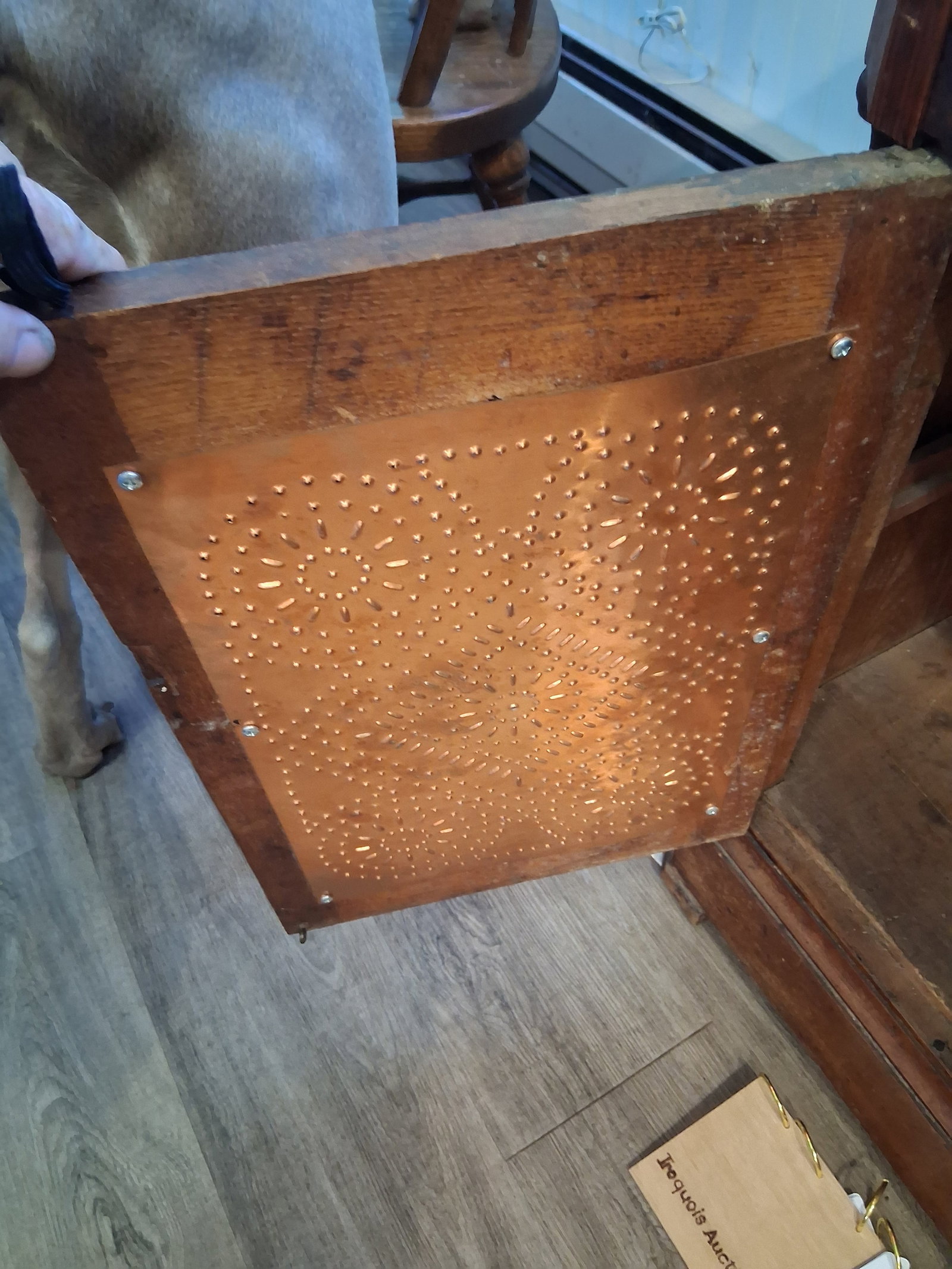 1890s American Ash Refinished One Drawer Commode - 4