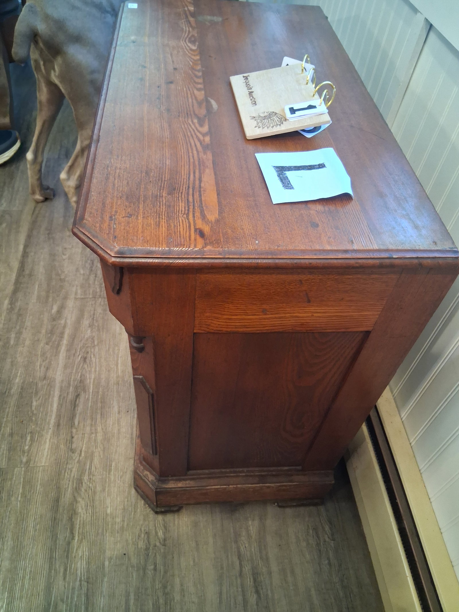 1890s American Ash Refinished One Drawer Commode - 7