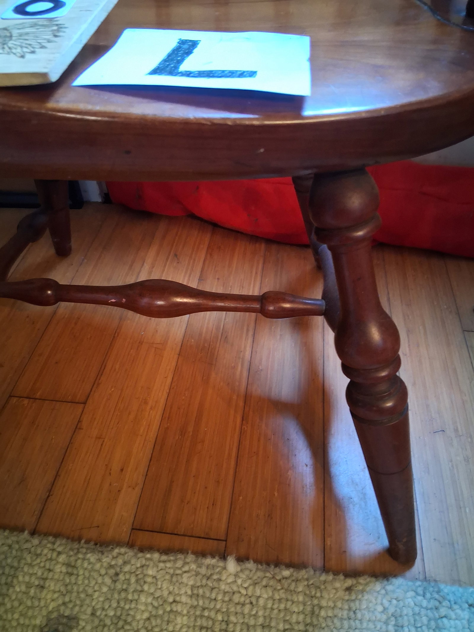 Signed Stickley Syracuse Solid Cherry Seven Spindle Windsor Armchair - 2
