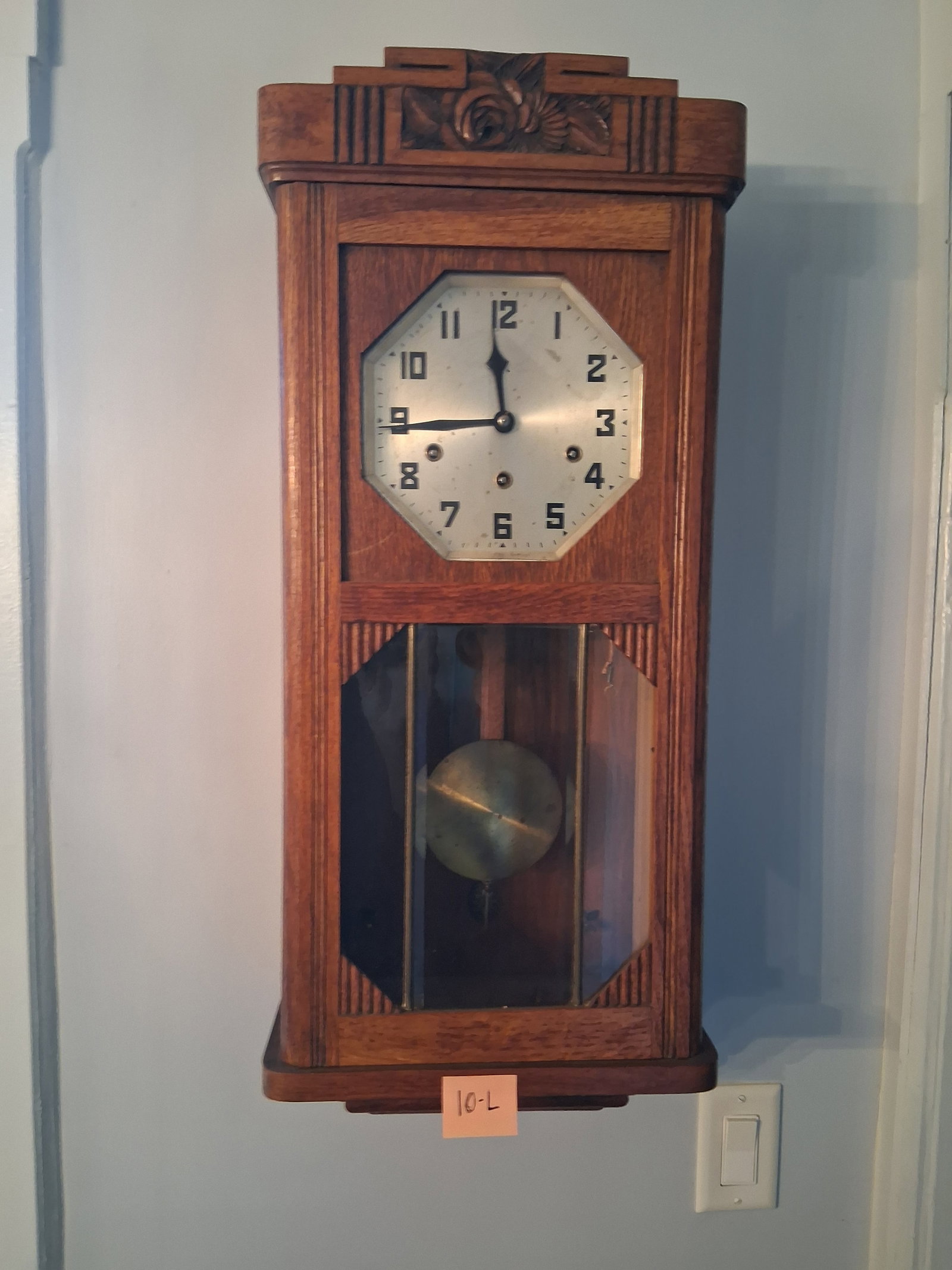 German Time and Strike Alarm Wall Clock (1 of 4)