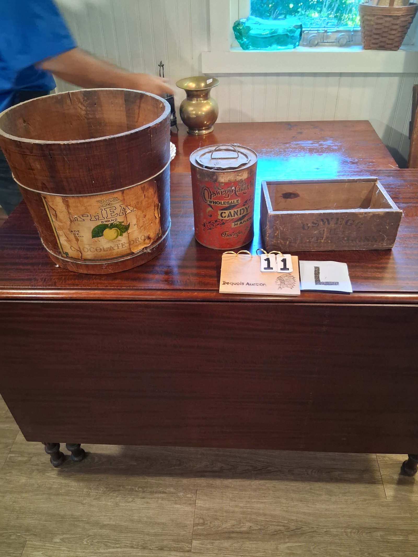 Three Vintage Advertising Containers (1 of 5)