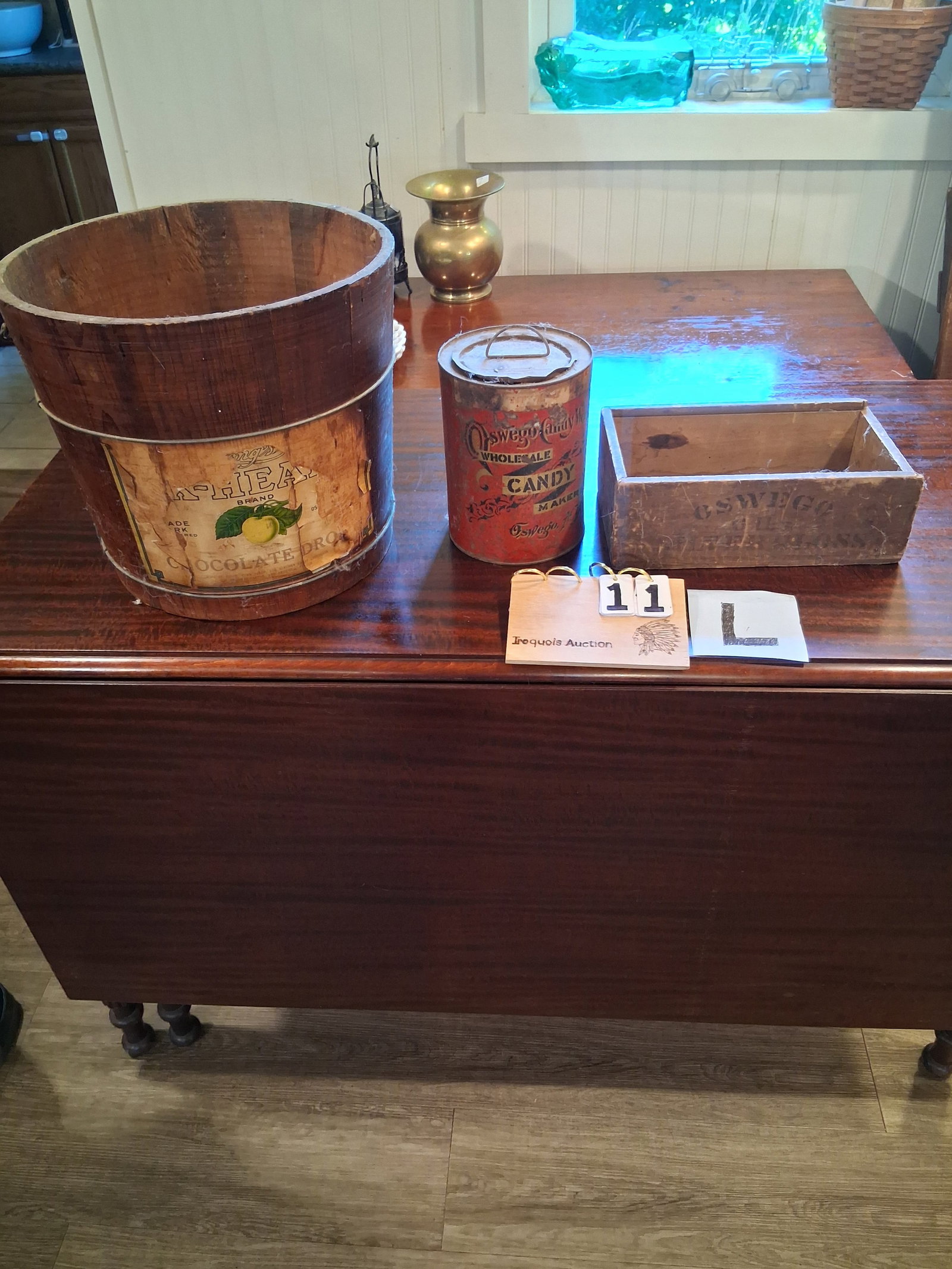 Three Vintage Advertising Containers - 2