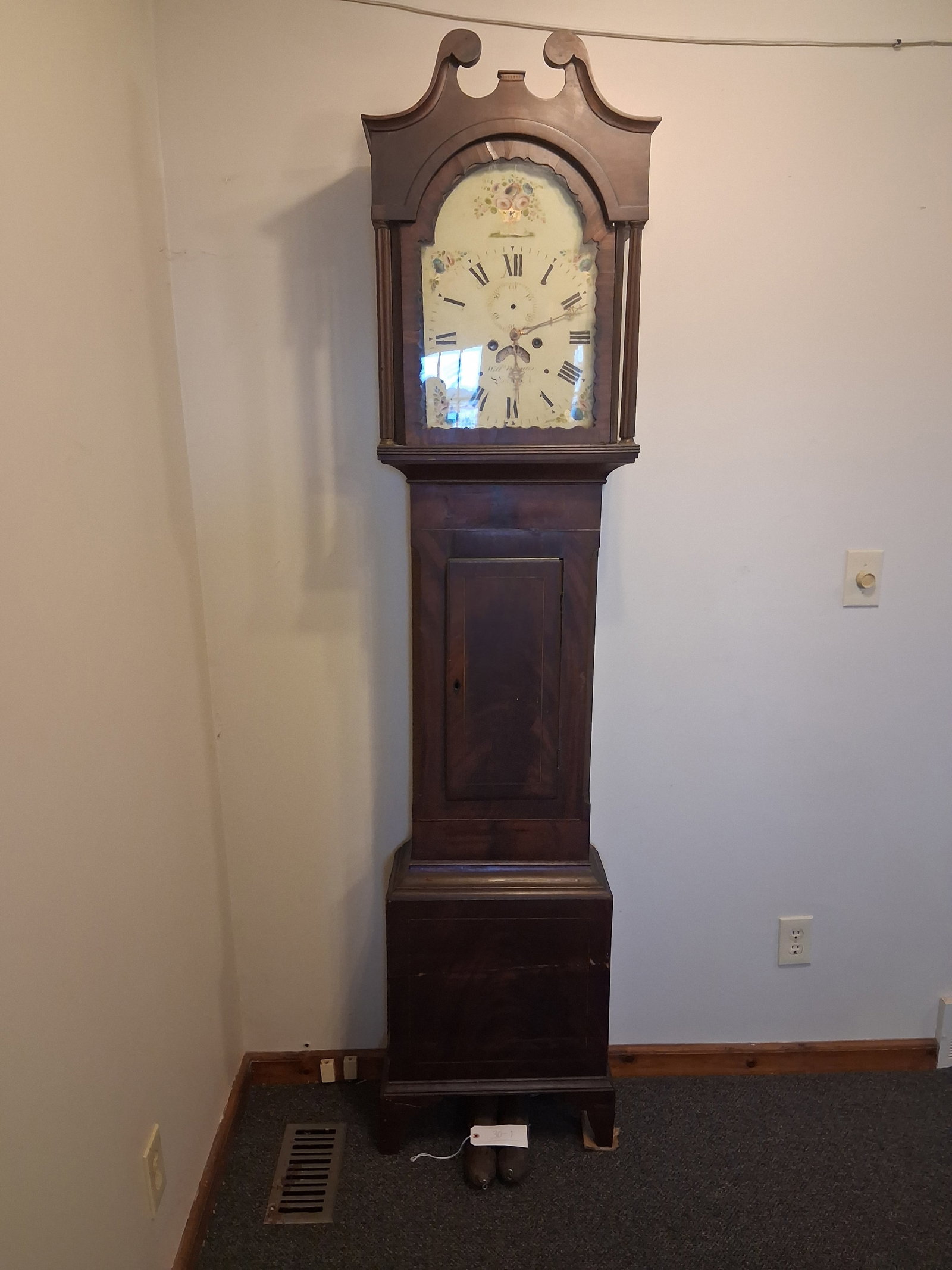 1790s Will Williams Inlaid Grandfathers Clock (1 of 10)