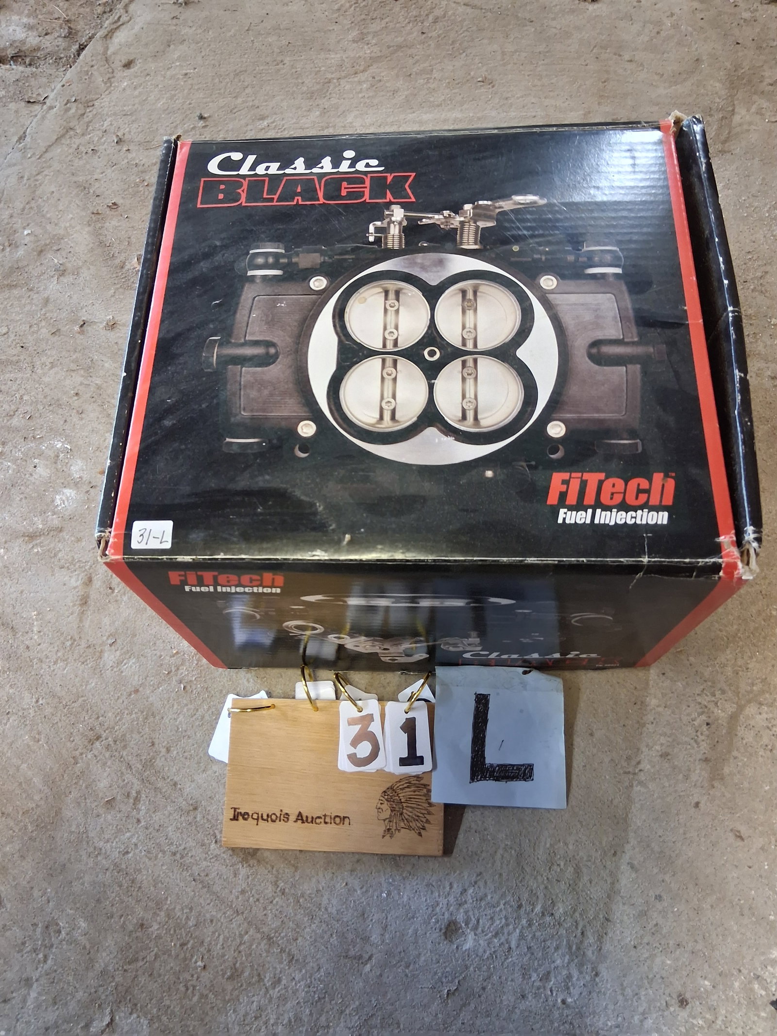New FiTech Fuel Injection Go EFI Classic Black 550HP System: New in the box FiTech Fuel Injection Go EFI Classic Black 550HP System. Part No. 30021. 15"w x 13"d x 9.5"h. See photos. Please read the Terms and Conditions of this auction THOROUGHLY for IMPORTANT