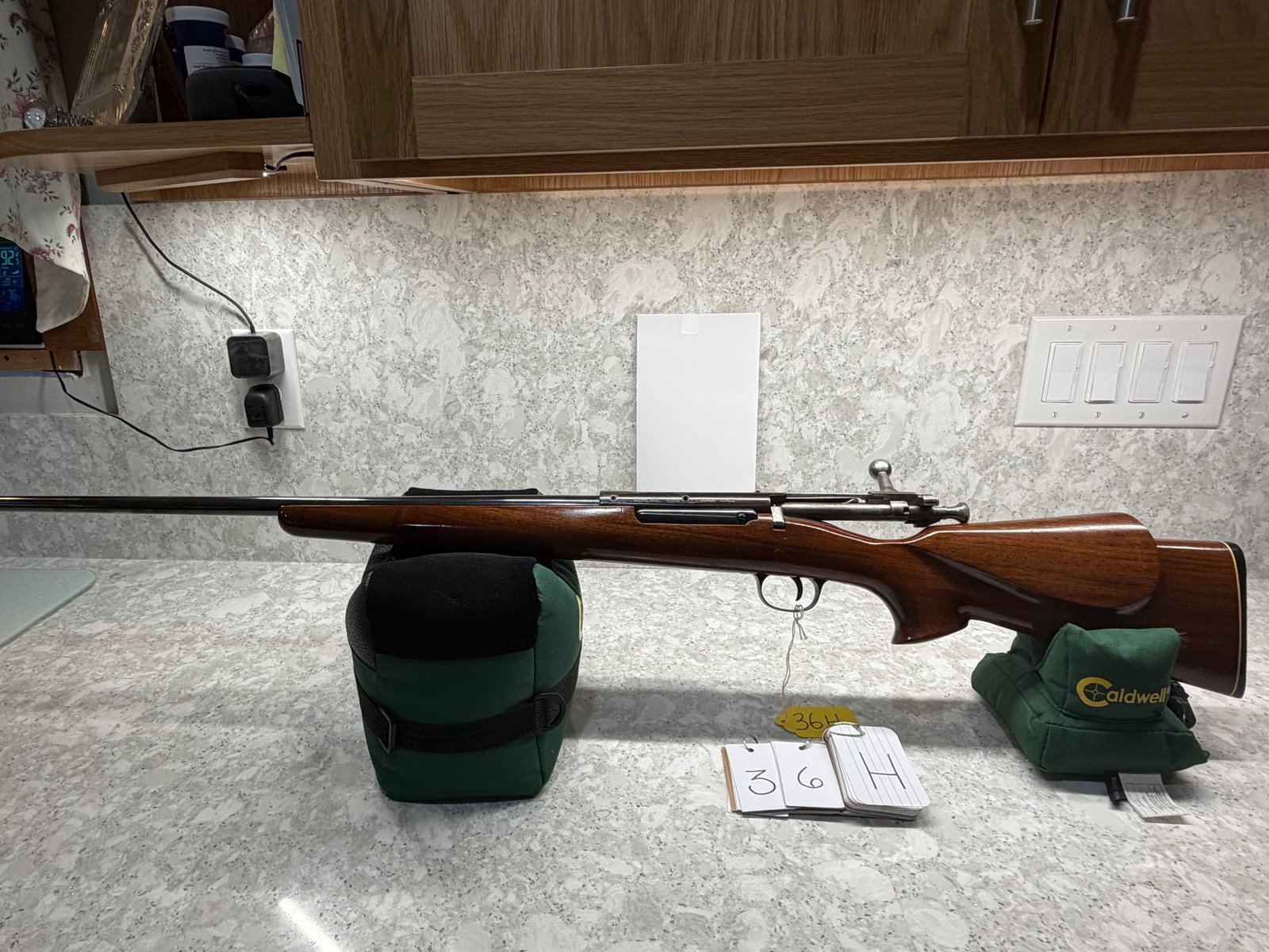 US Springfield Model 1898 Sporterized: US Springfield Model 1898 Sporterized. 30-40 Krag. 22" barrel. Receiver is drilled and tapped for a scope. Clean and shiny bore. Overall in very good condition. Manufactured in mid-1899. Serial No.