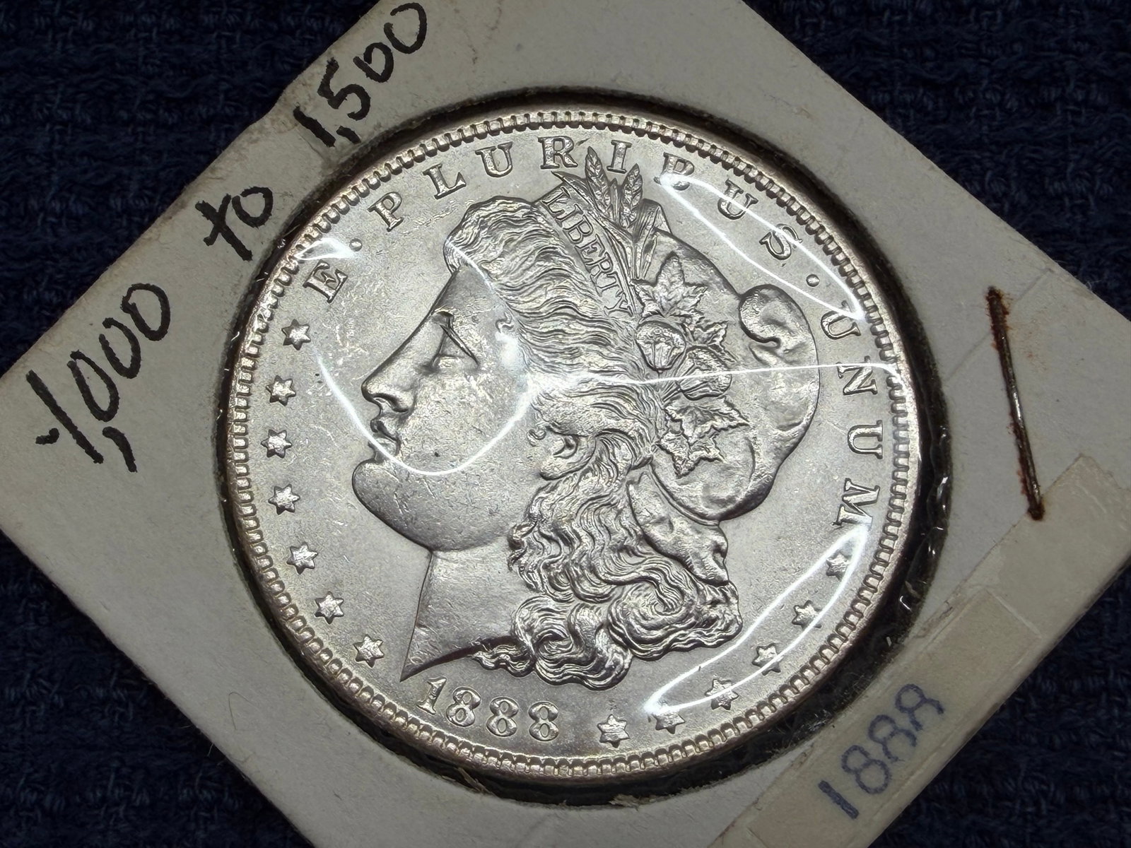 1888 US Morgan Silver Dollar - 2