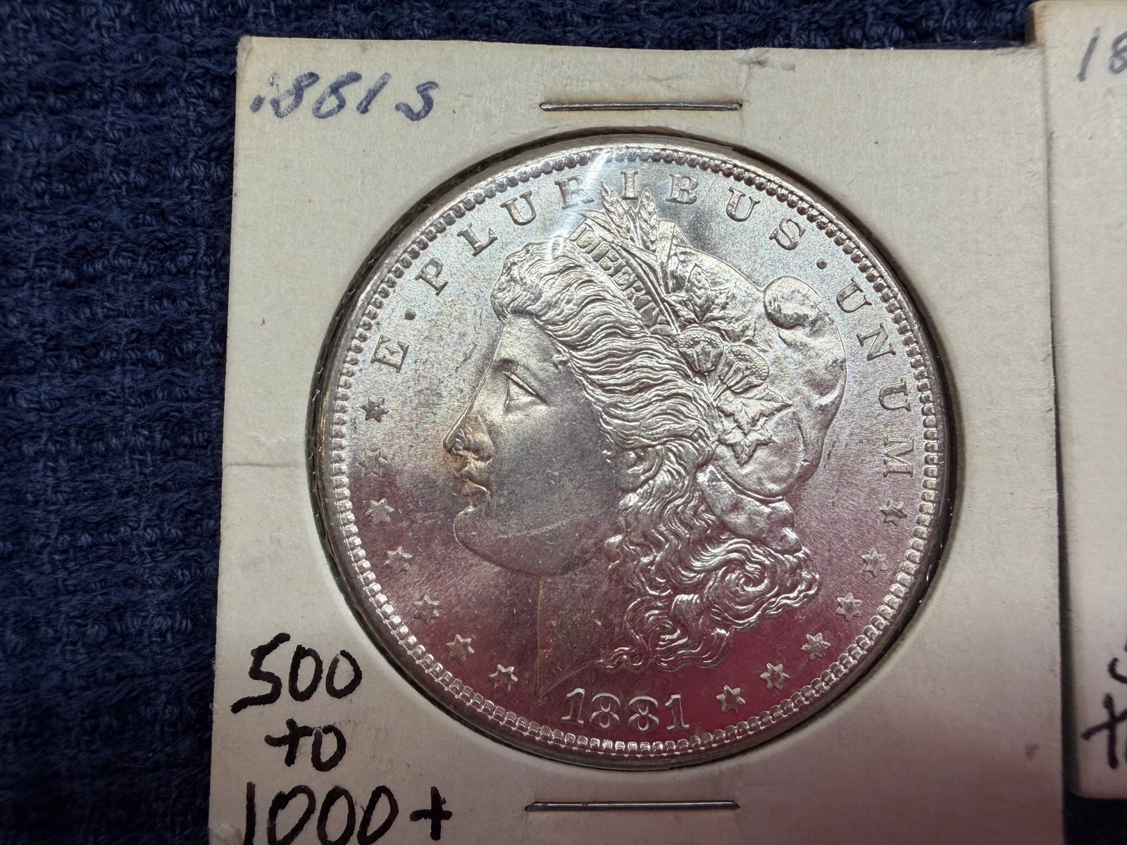 Two US Morgan Silver Dollars - 2