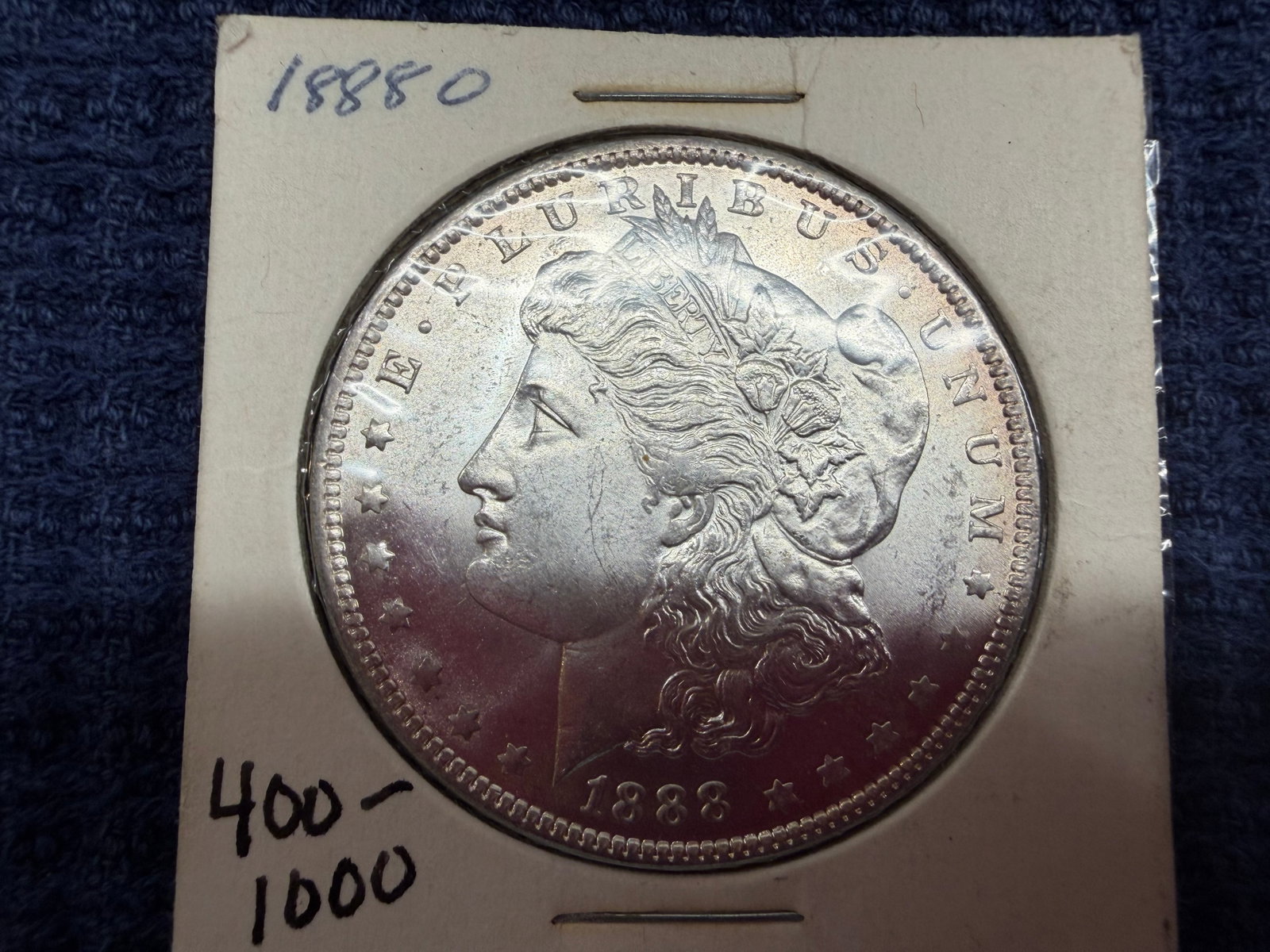 Two US Morgan Silver Dollars - 2
