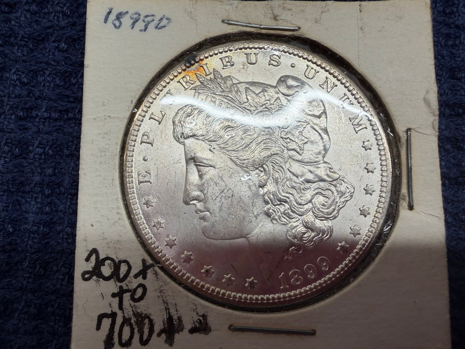 Two US Morgan Silver Dollars - 4