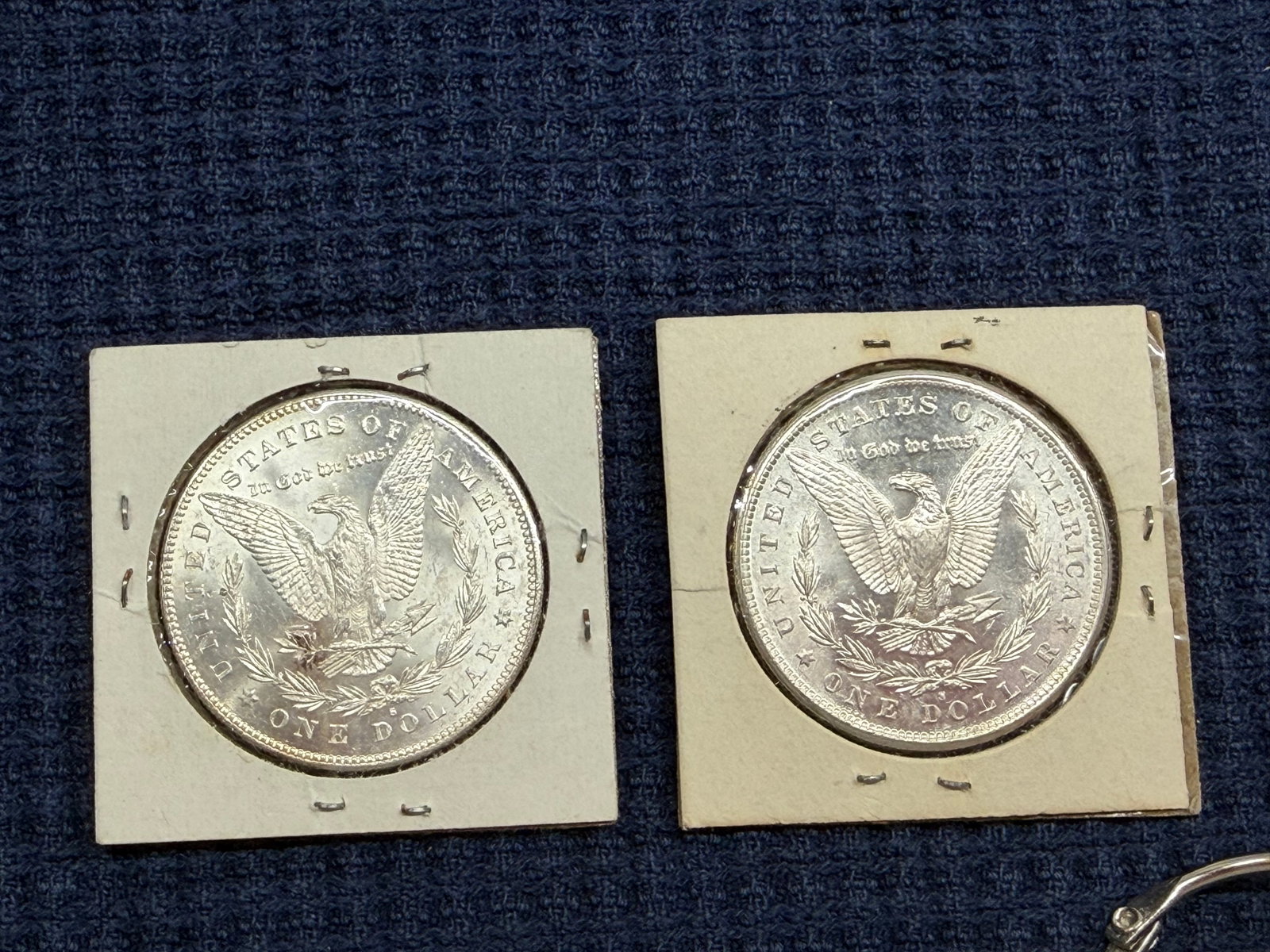 Two US Morgan Silver Dollars - 3