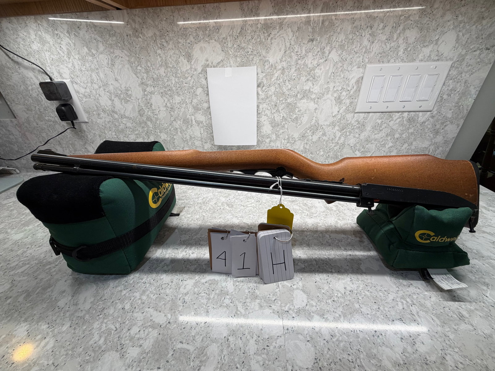 Marlin Model 60: Marlin Model 60. 22LR. 22" barrel. Needs to be assembled. Serial No. 10325993. See photos. Please read the Terms and Conditions of this auction THOROUGHLY for IMPORTANT bidder information.
