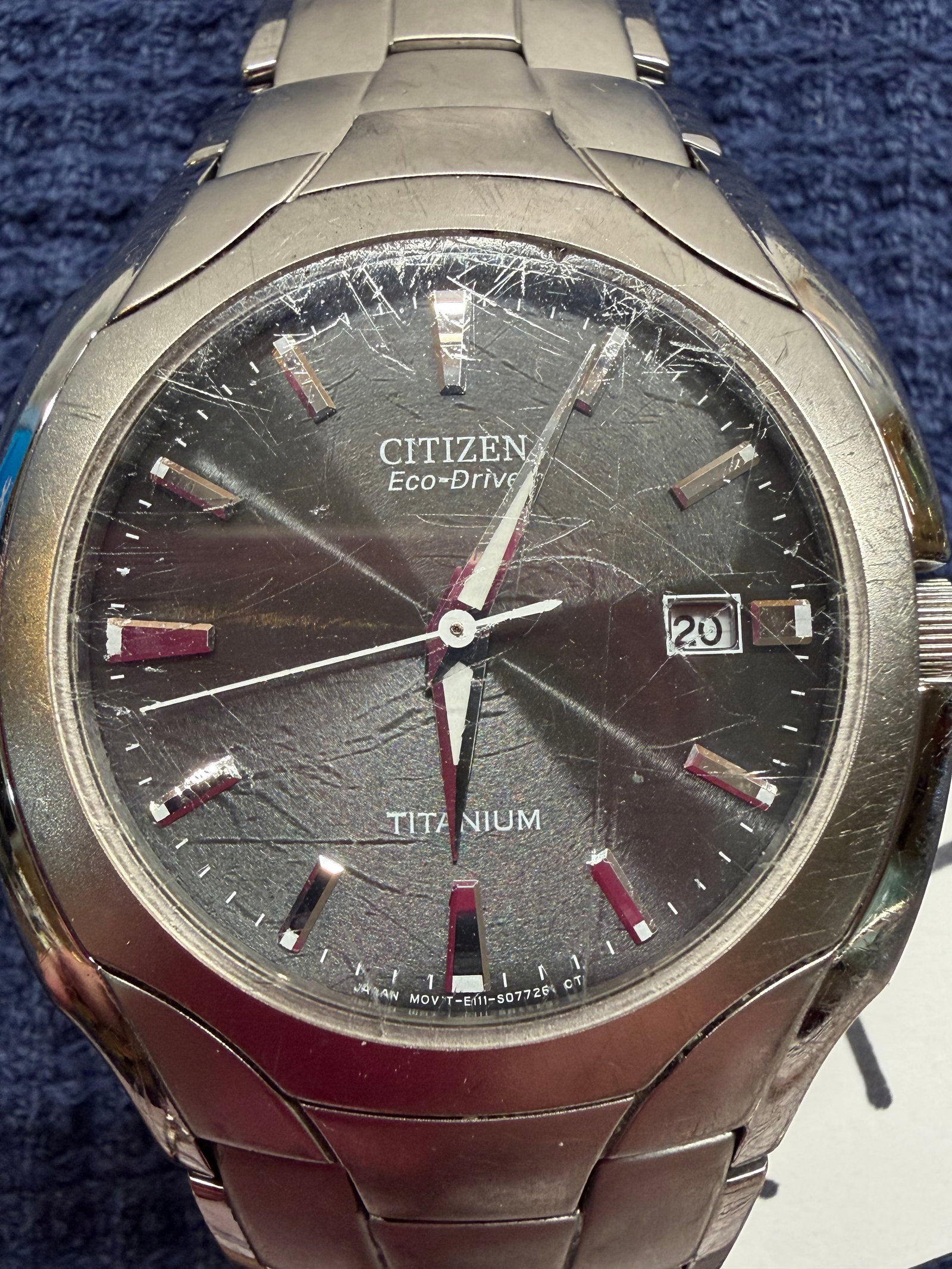 Citizen EcoDrive Titanium Date Watch - 3
