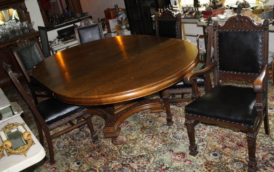 Museum quality highly carved Lion-headed late 19th (1 of 7)