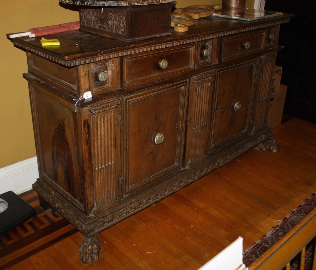 Outstanding massive solid walnut rosebead nailed 17th (1 of 1)