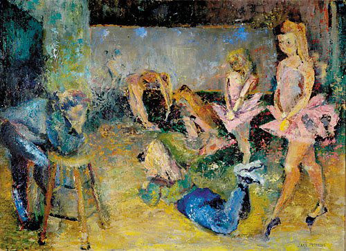 Jane Peterson: Jane Peterson New York (1876-1965)REST PERIODoil on board, framed, signed: lower right and titled on versoH22" W30"*Artist biography: Jane Peterson is admired and praised for developing an individuali