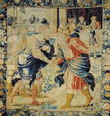 696: Impressive Flemish pictorial tapestry