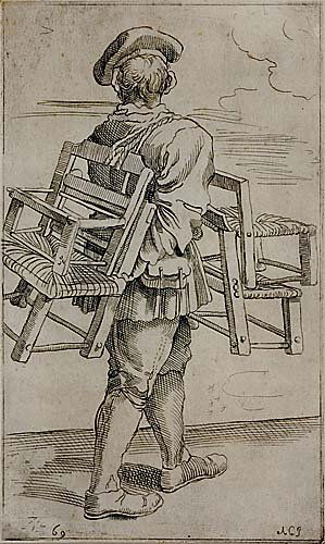 Annibale Carracci: Annibale Carracci Italian (1560-1609)SEDIARO, TAV. 69engraving, unframed, signed: lower right, in plateimage size: H10 1/2" W6"