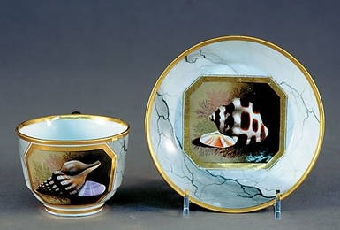 100: Worcester Barr, Flight & Barr teacup and saucer