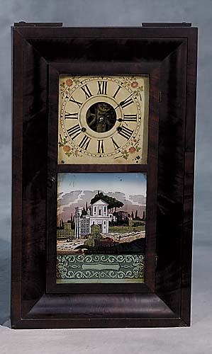 Atkins & Porter mahogany shelf clock second quarte