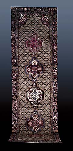 Semi-antique Persian Hamadan runner circa 1940