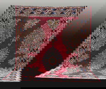 Antique Persian Royal Sarouk carpet: (Good condition) Size:10'2" x 15'3"