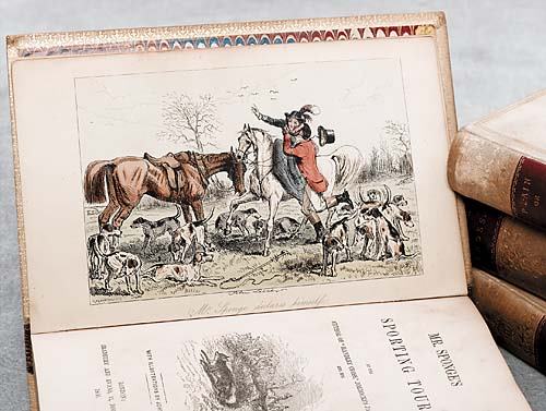4 vols. books: English literature: 4 vols. books: English literature published 1854-60 Surtees, Robert Smith. ASK MAMMA; OR, THE RICHEST COMMONER IN ENGLAND; PLAIN OR RINGLETS?; MR. SPONGE’S SPORTING TOUR; and HANDLEY CROSS: OR, MR.