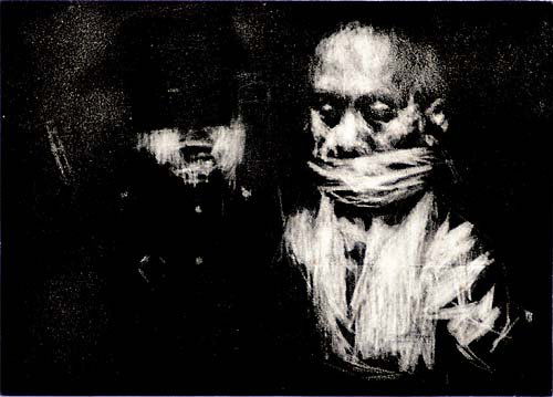 Jack Levine New York (b. 1915) PRISONER, 1963 aqua: Jack Levine New York (b. 1915) PRISONER, 1963 aquatint, unframed signed & numbered: lower margin, in pencil, J. Levine, 41/100 plate size: H12 1/2" W17 1/2" @Prov:*Artist biography: Born and raised