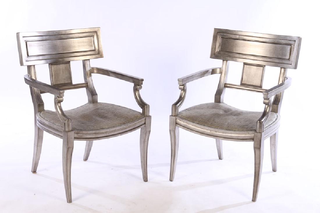 PAIR OF EARLY 20TH CENT. EMPIRE GILT WOOD CHAIRS (1 of 5)