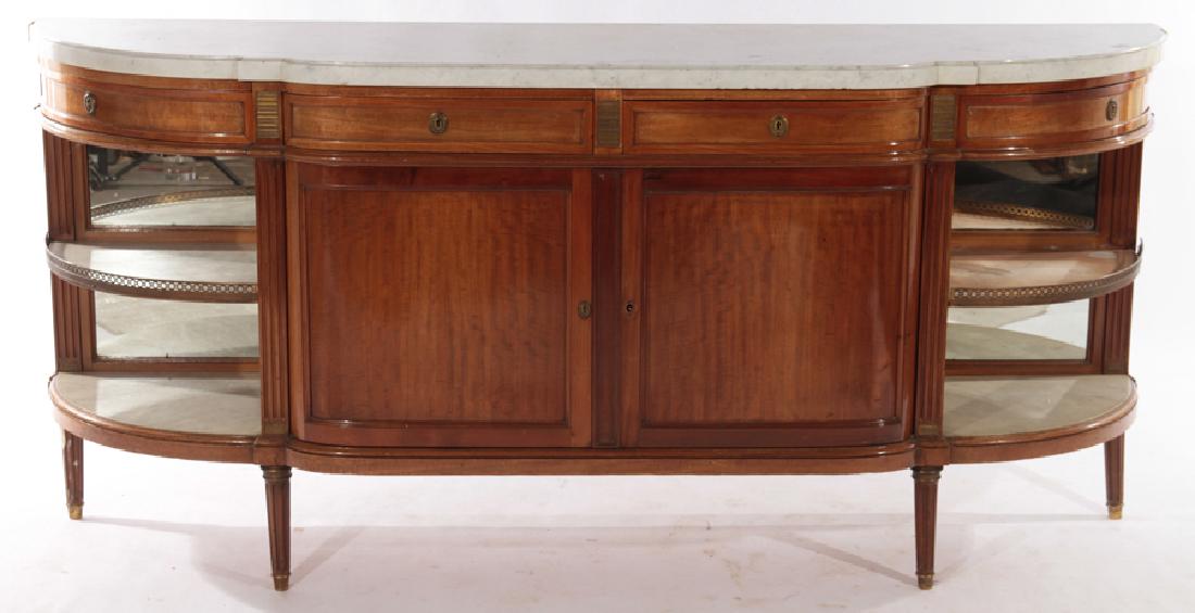 FRENCH MAHOGANY LOUIS XVI STYLE SIDEBOARD C.1940 (1 of 6)