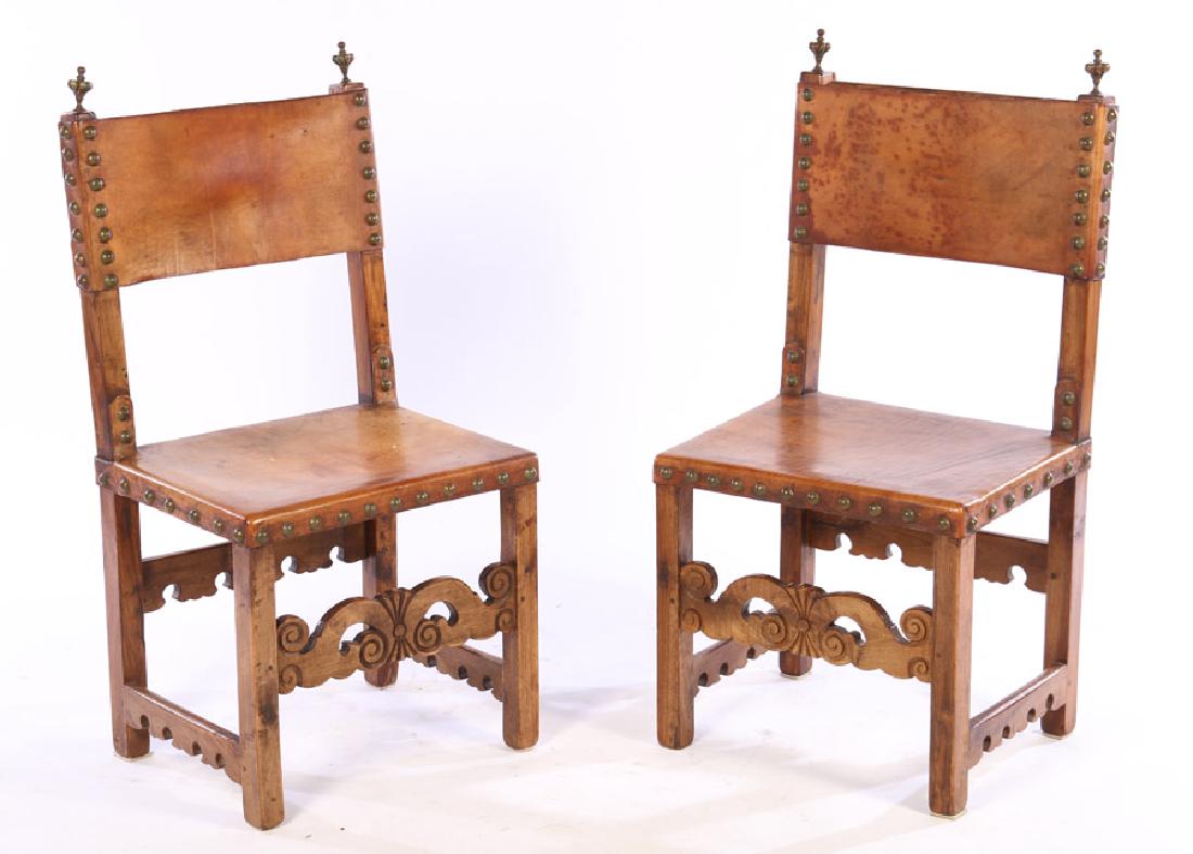 PAIR OF 20TH CENTURY CONTINENTAL SIDE CHAIRS (1 of 6)