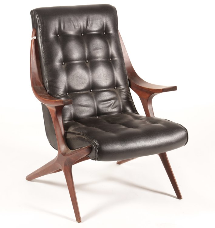 MID CENTURY MODER ARM CHAIR VLADMIR KAGAN 1970 (1 of 4)