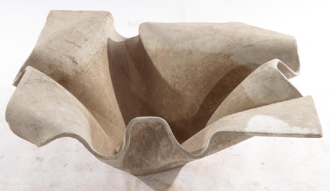 MID CENTURY MODERN WILLY GUHL CAST STONE PLANTER (1 of 4)