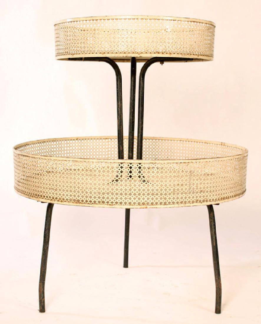 MATHIEU MATéGOT 2 TIER PERFORATED IRON PLANTER (1 of 4)