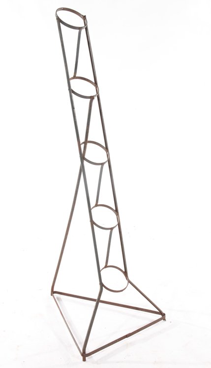 A FRENCH IRON PLANT STAND CIRCA 1940 (1 of 4)